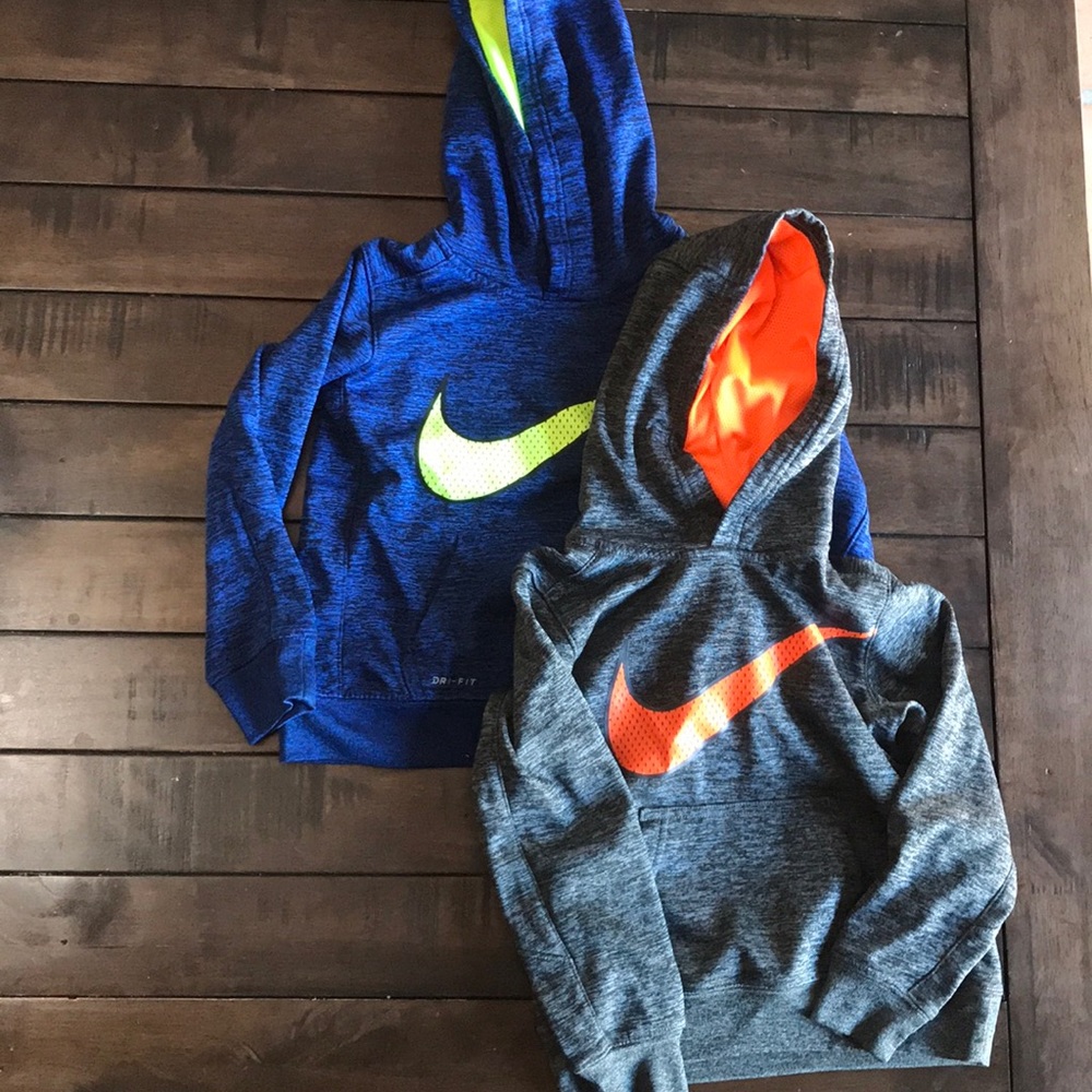 Two Nike XS 4T Hoodies